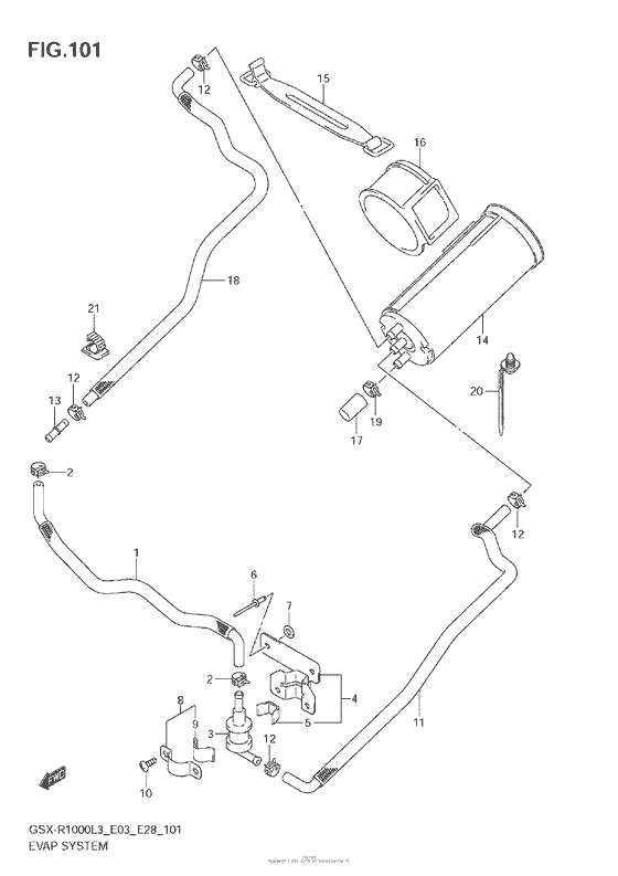 Evap System (Gsx-R1000Zl3 E33)
