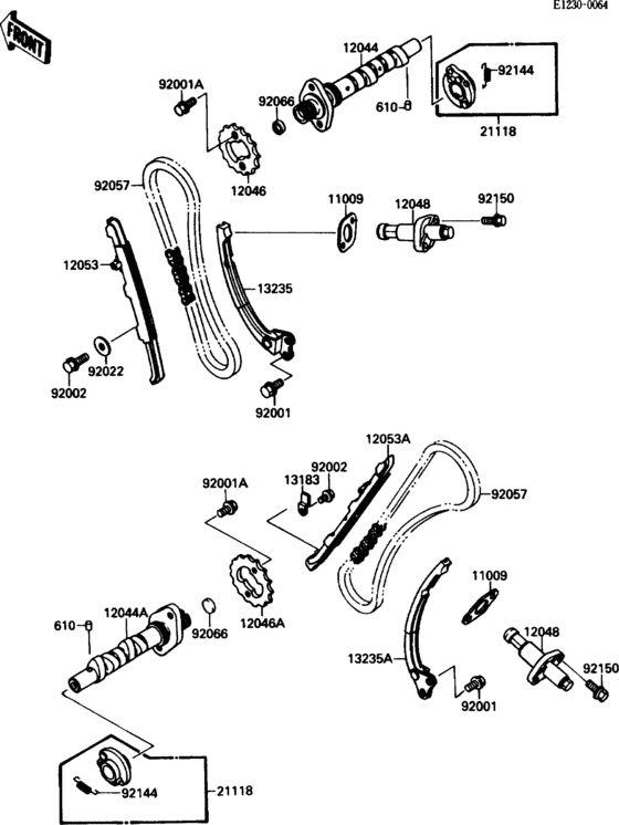 VN1500 Распредвал