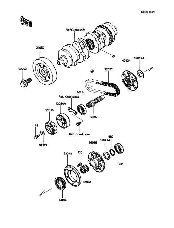 Secondary shaft