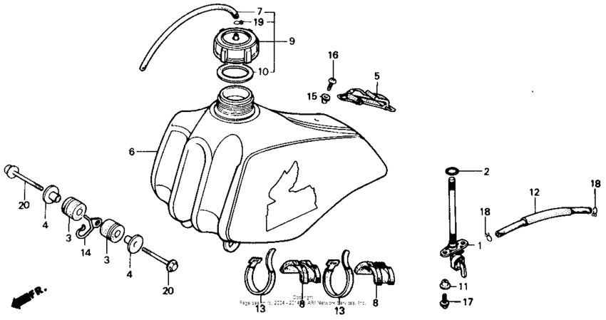 Fuel tank 84-85