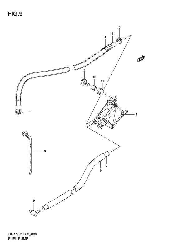 UG110 Топливный насос