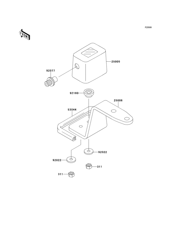 KLX300R Приборы