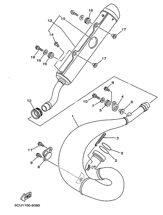  Выхлопная система