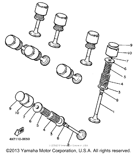 FJ1100L Клапана