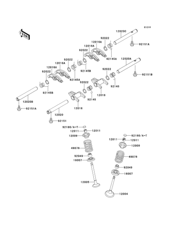 Rocker arms/valves