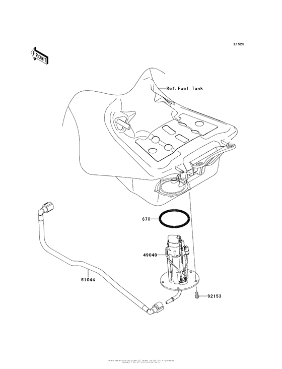 ZG1400 Топливный насос