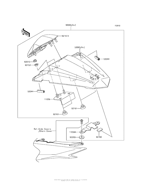 Accessory (Single Seat Cover)(Bgf-Bhfa)