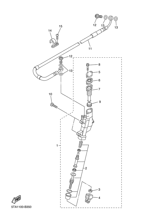  Задний торм цилиндр