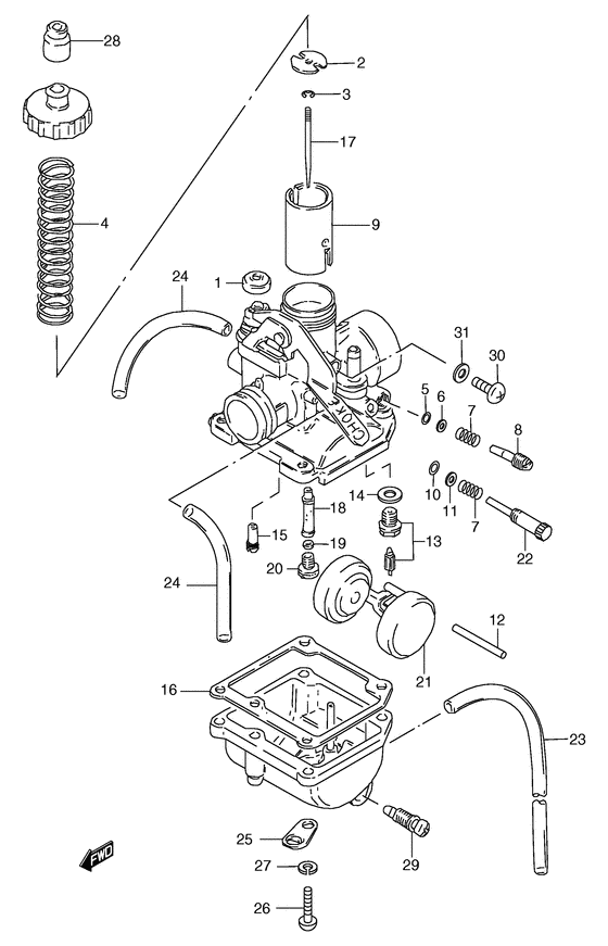 Carburetor assy