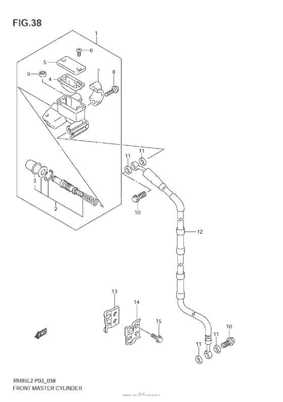 Front Master Cylinder (Rm85L)