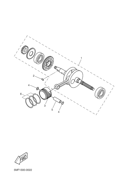 Vilebrequin & piston