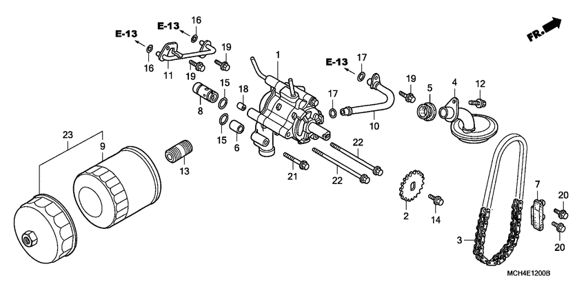 Oil filter/oil pump