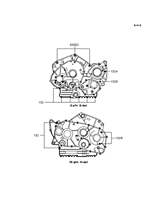 VN400 Болты крепления картера