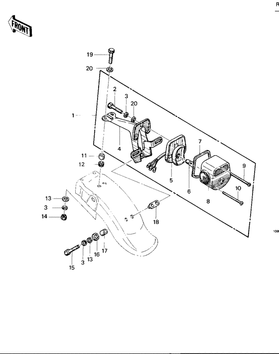 Taillight unit ass`y