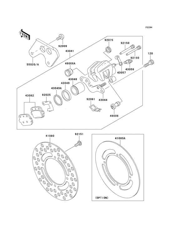 Rear brake(a1-a3)