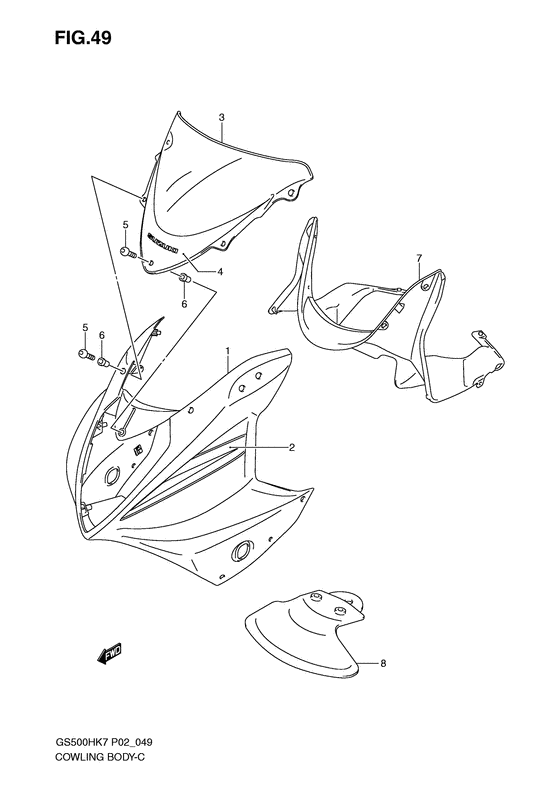 Cowling body