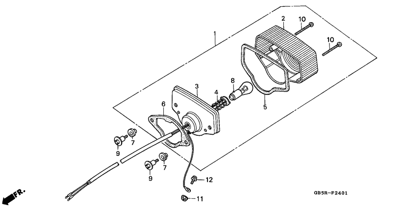 Taillight unit ass`y