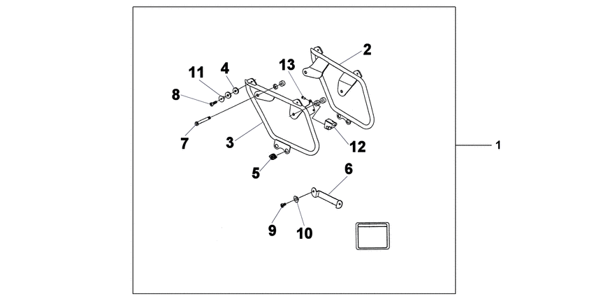 Saddlebag mount b