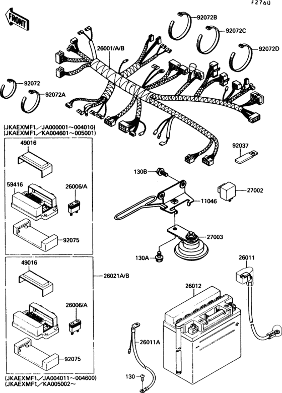 Chassis electrical equipment(1/2)