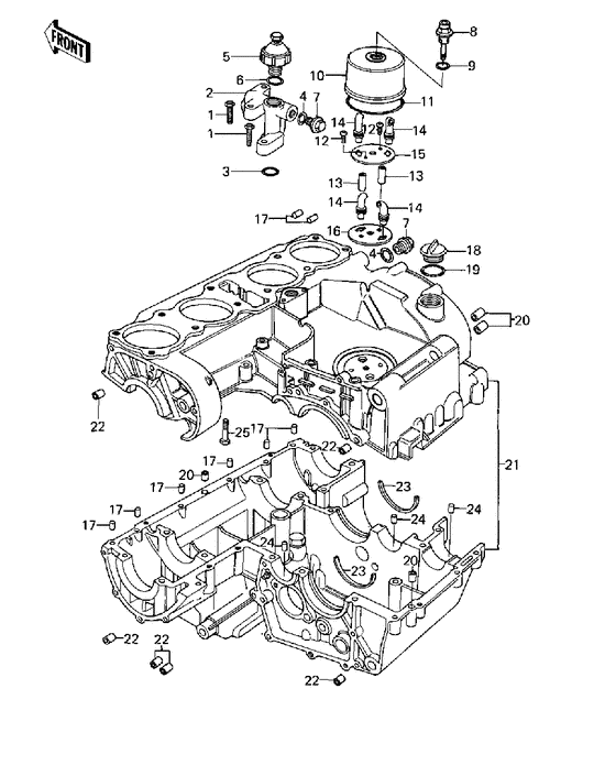 Crankcase/breather cover