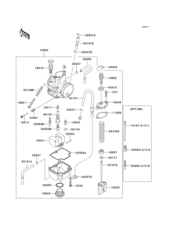 KX100 Carburetor(1 / 2)
