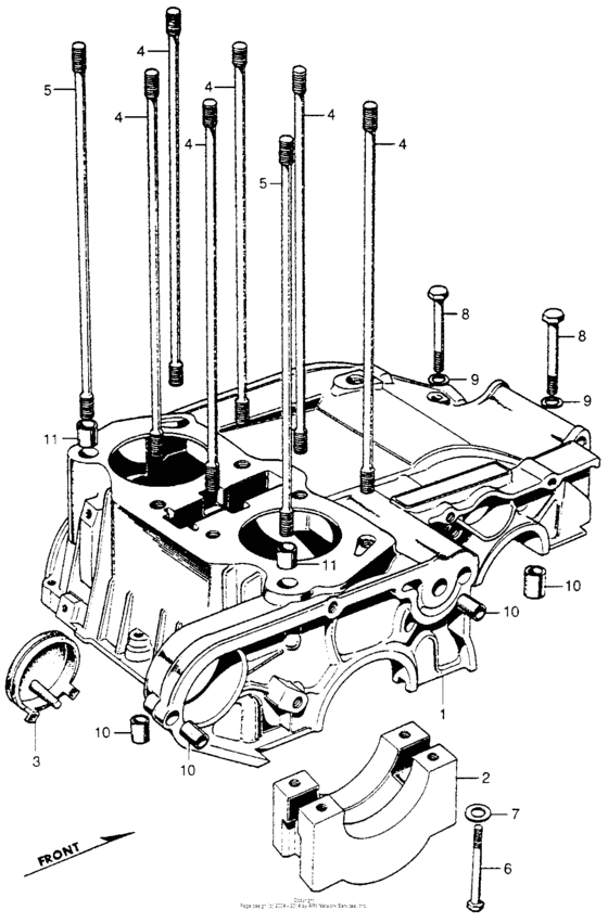 Upper crankcase