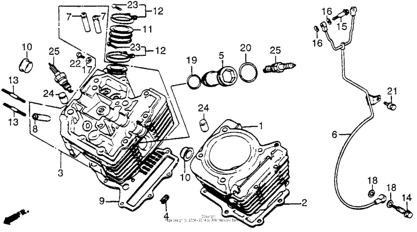 Front cylinder