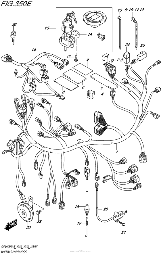 Wiring Harness (Sfv650Al5 E33)