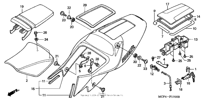 Seat + seat cowl