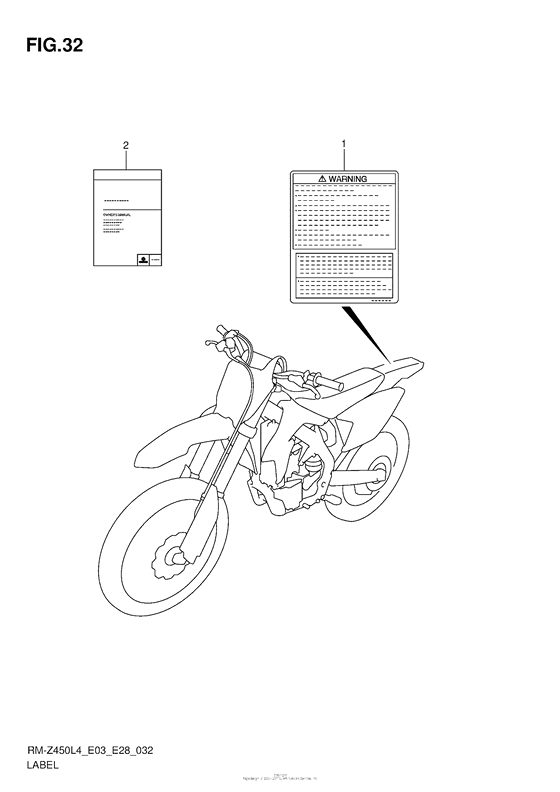Label (Rm-Z450L4 E03)