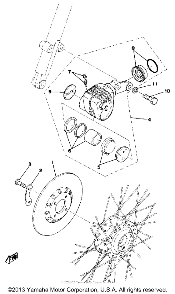 Disc brake caliper