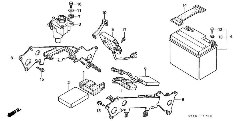 Battery/ servo motor