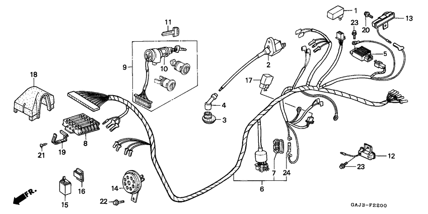 Wire harness/ ignition coil