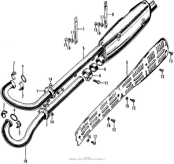 Cl125a muffler (cl125a)