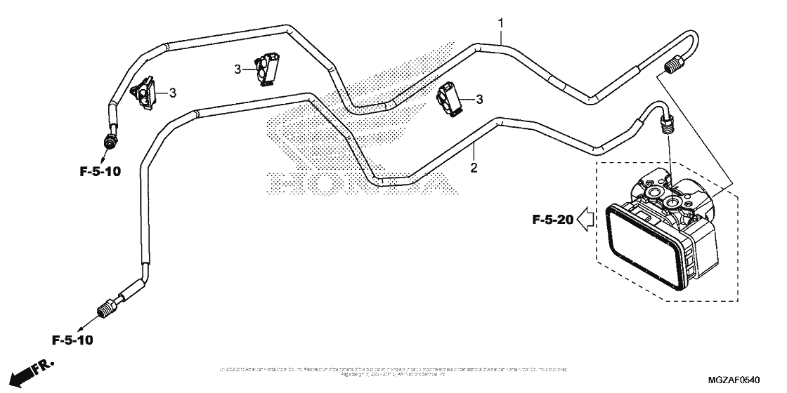 CB500F (ABS) Brake Pipe