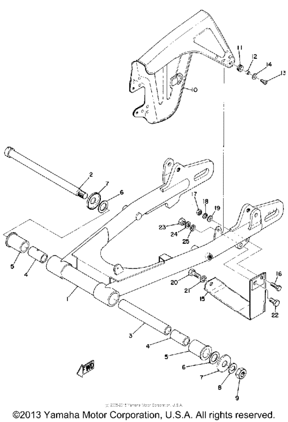 Rear arm & chain case