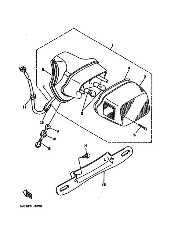 Taillight unit ass`y