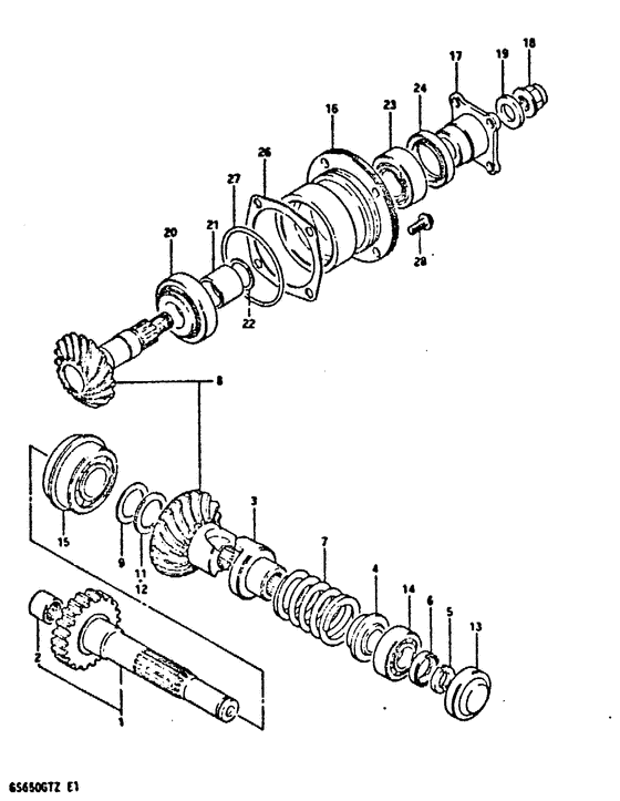 Secondary drive gear