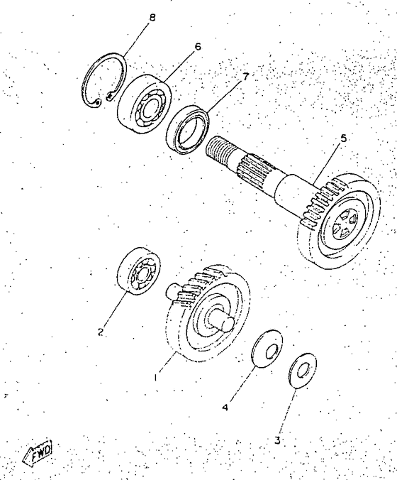 YN50R Трансмиссия