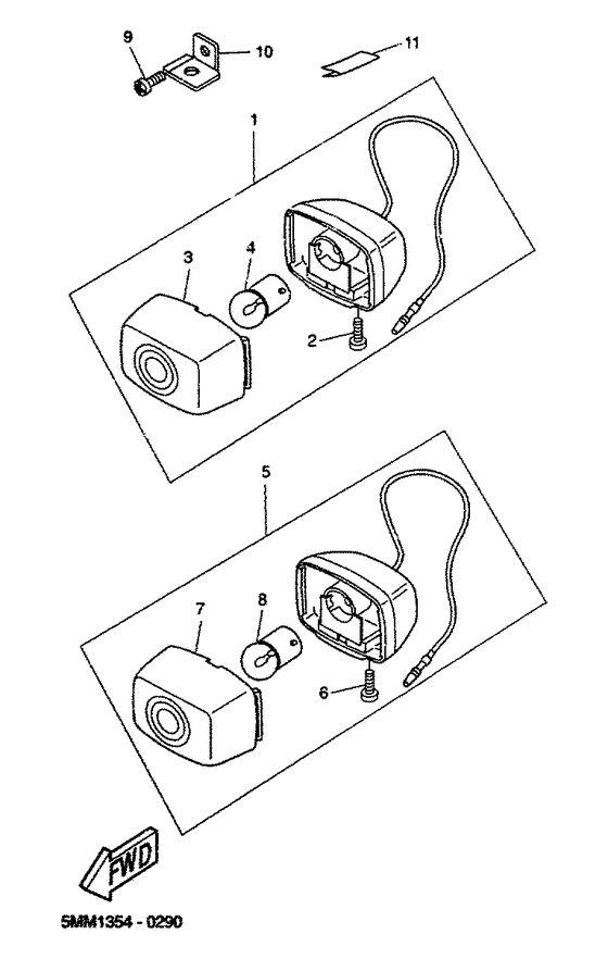 CW50 Поворотники