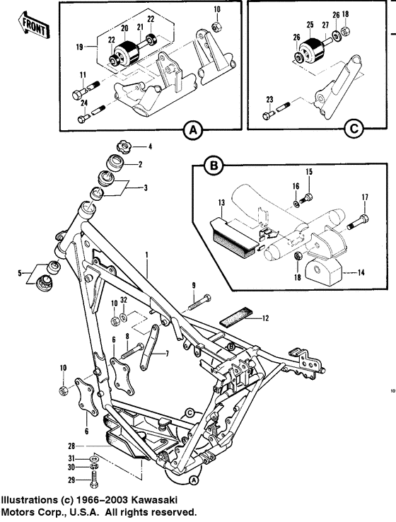 Frame/frame fittings
