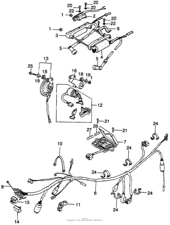 Wire harness + ignition coil