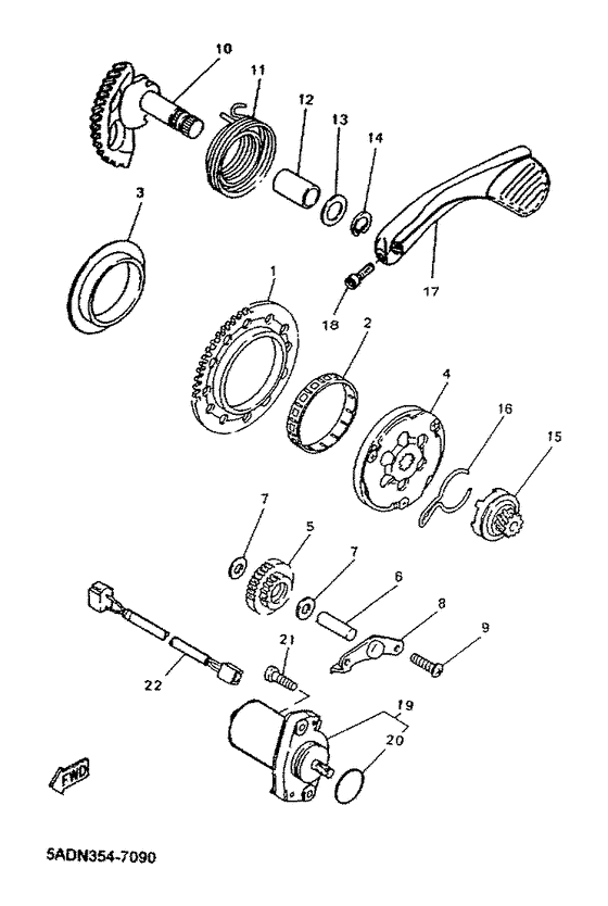 YN50R Стартер