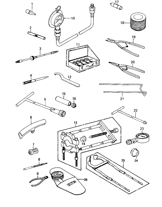 Special service tools "a"