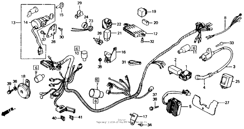 Ch150d wire harness