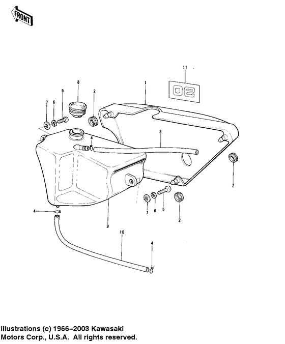 Side cover/oil tank