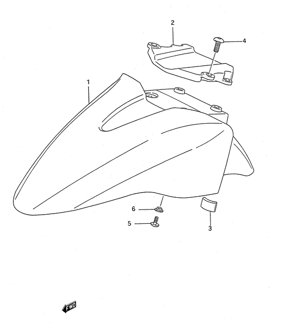 GSX1100 Переднее крыло