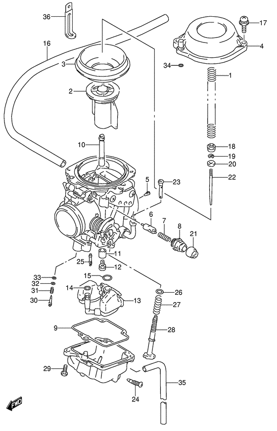 Carburetor assy