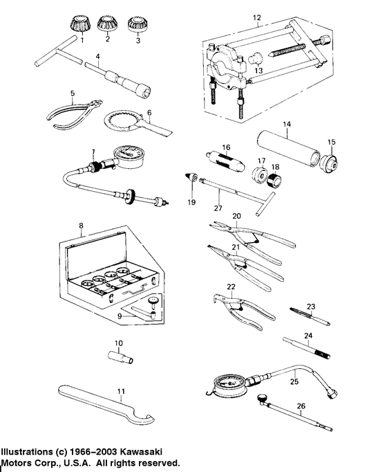 Special service tools "a"