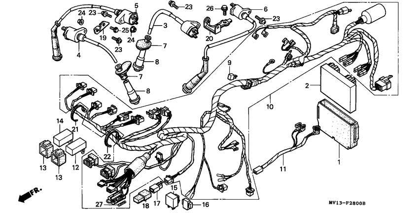Wire harness/ ignition coil